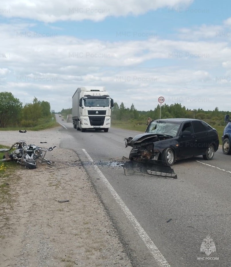 ДТП в Жиздринском районе, 9 км автодороги "Жиздра-Людиново"